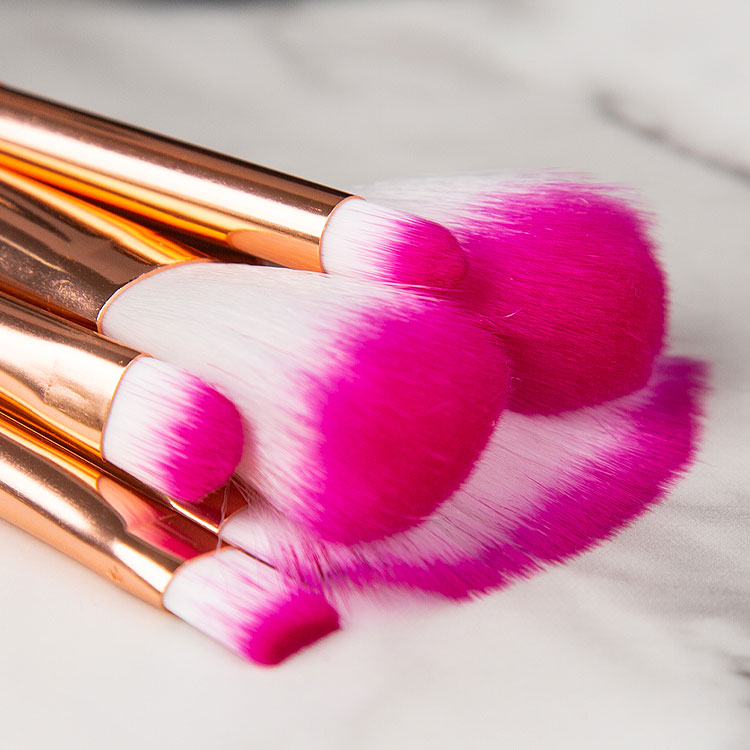 Unicorn Multifunctional Fan Makeup Brush Set with Makeup Bag