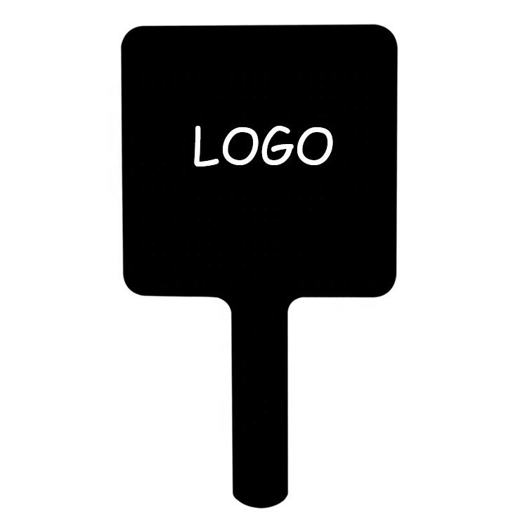 Custom Logo Portable Cute Square Handheld Makeup Mirror