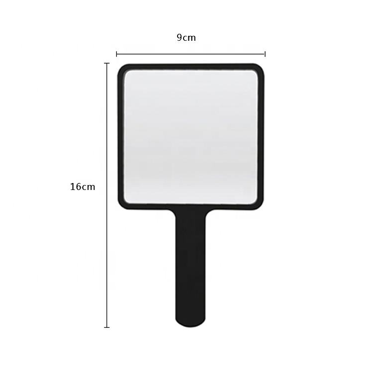 Custom Logo Portable Cute Square Handheld Makeup Mirror