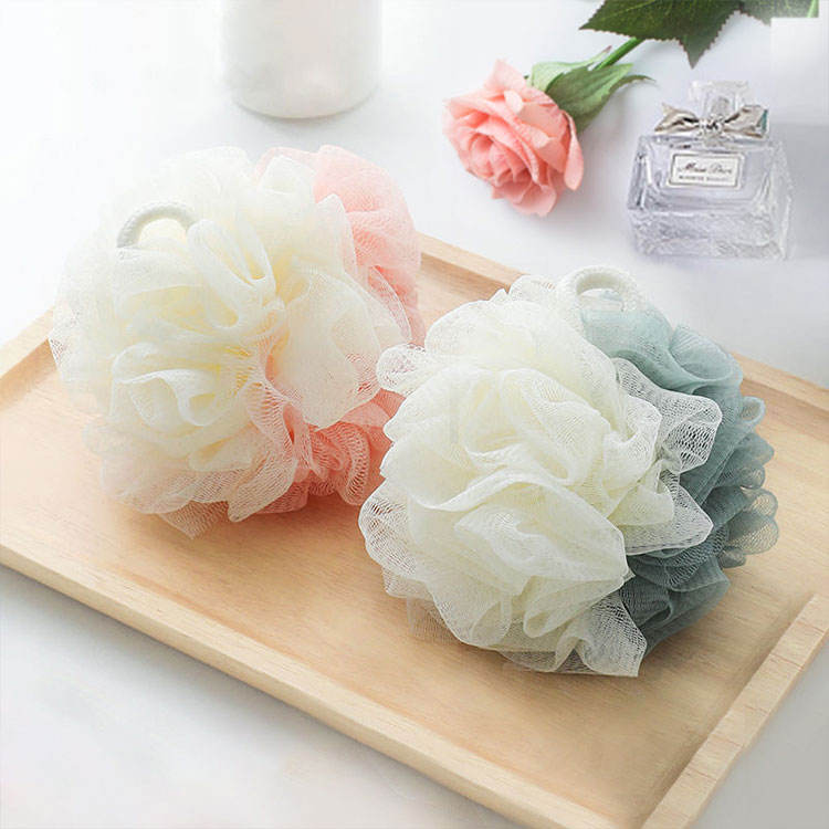 Large Double Bath Ball Scrub Bath Flower Foaming Bath Products