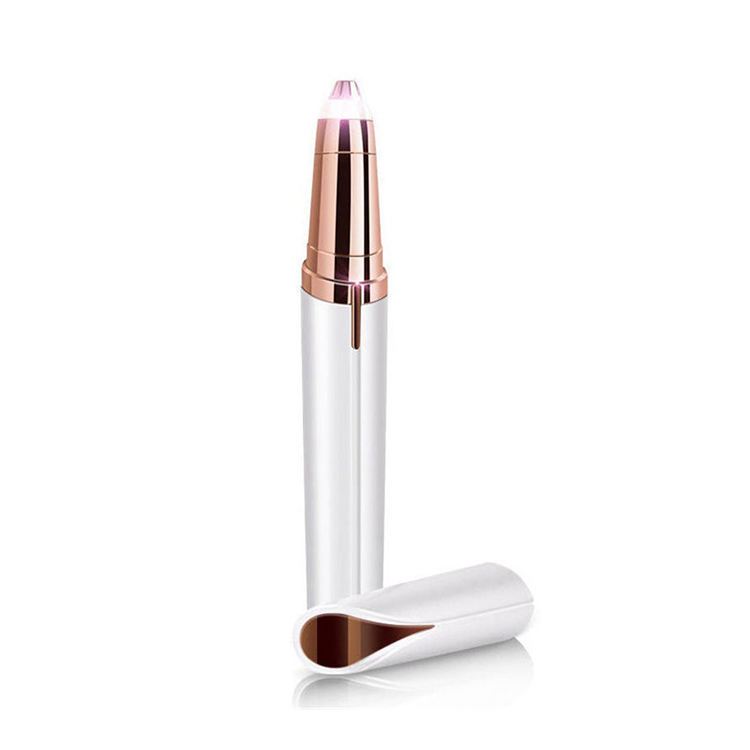 Makeup Tool Electric Charging Battery Eyebrow Trimmer With Led Light
