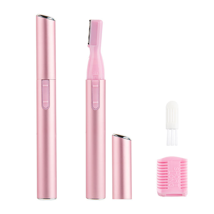 Multifunctional Replaceable Knife Usb Charging Electric Eyebrow Trimmer with Comb