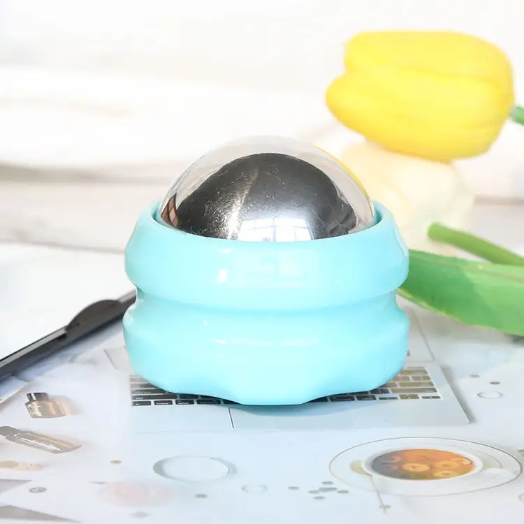 Facial Body Massager Roller Ball Ice Compress Stainless Steel Massage Ball