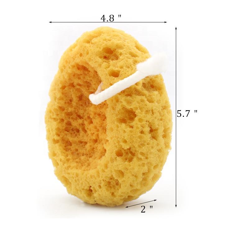 Yellow Bath Large Sponge Body Cleaner Adult Honeycomb sponge