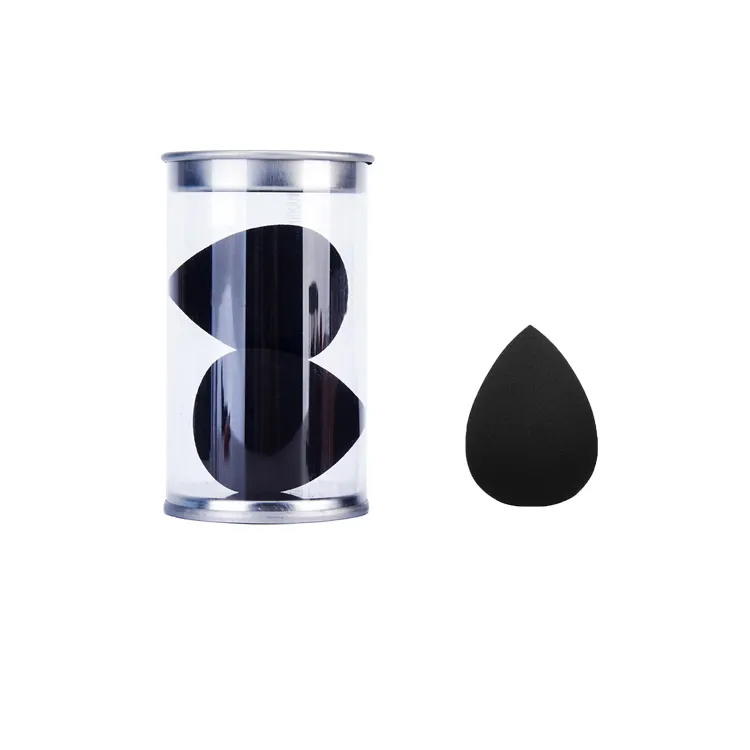 Wet and Dry Dual Use Gourd Makeup Puff Black Water Drop Sponge Beauty Egg