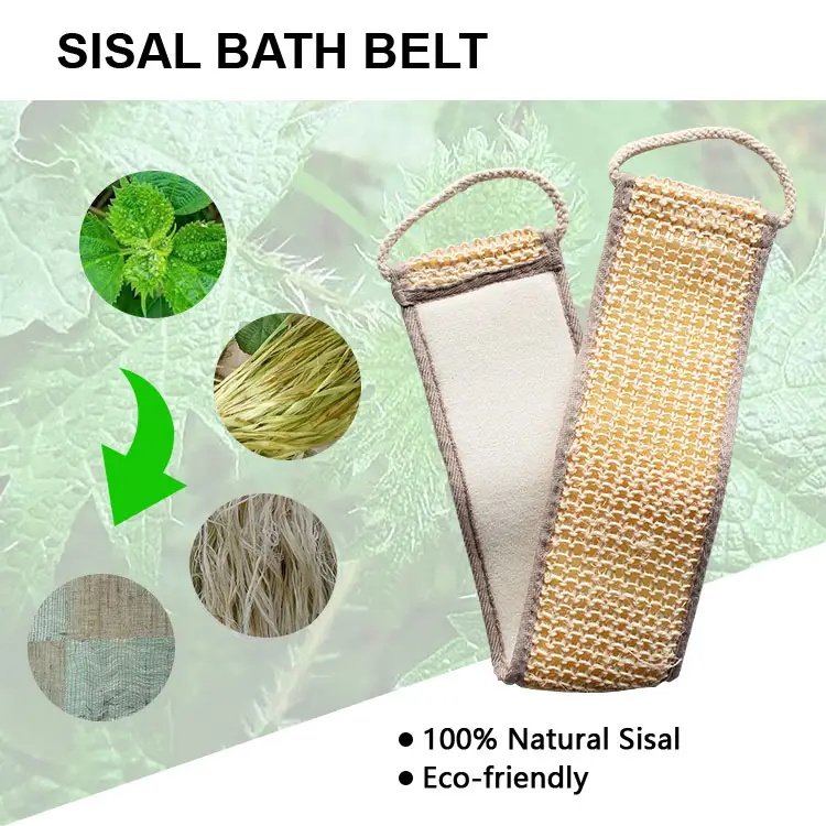 Adult Scrub Bath Towel Long Double-Sided Back Rub Strip