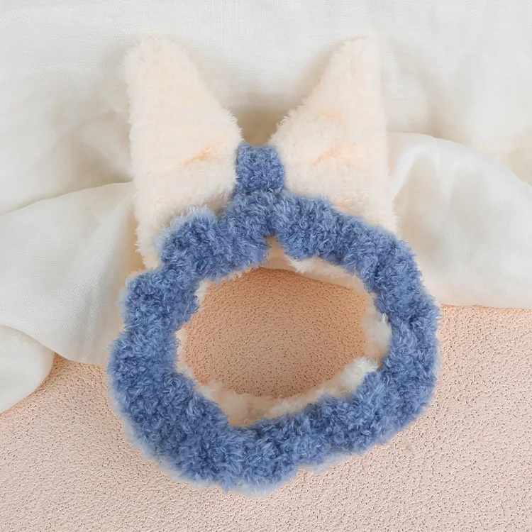 Cute Cartoon Big Bow Face Wash Makeup Pack Mask Hair Headband
