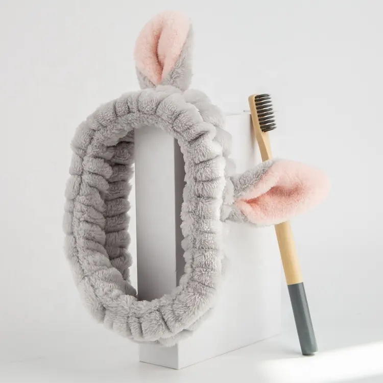 Cute Three-dimensional Rabbit Ears Headband Face Wash Headband