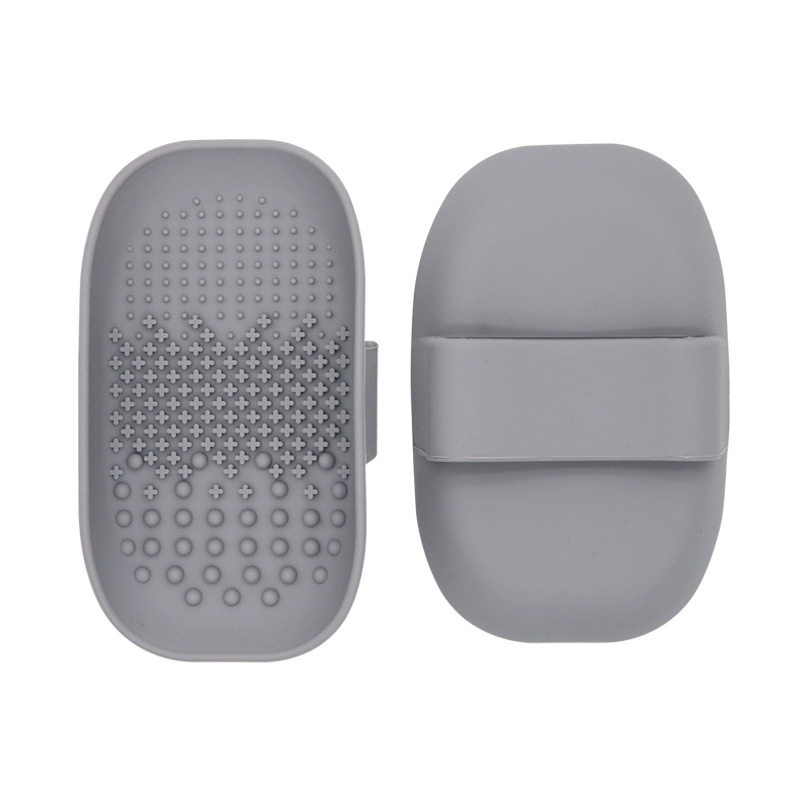 Silicone Round Brush Pad Square Makeup Brush Cleaning Pad