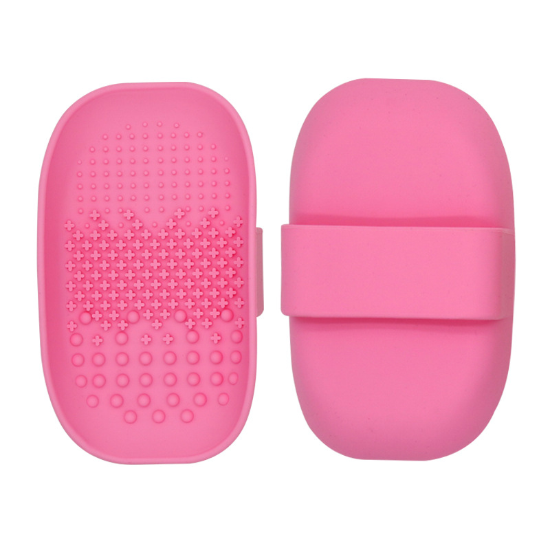 Silicone Round Brush Pad Square Makeup Brush Cleaning Pad