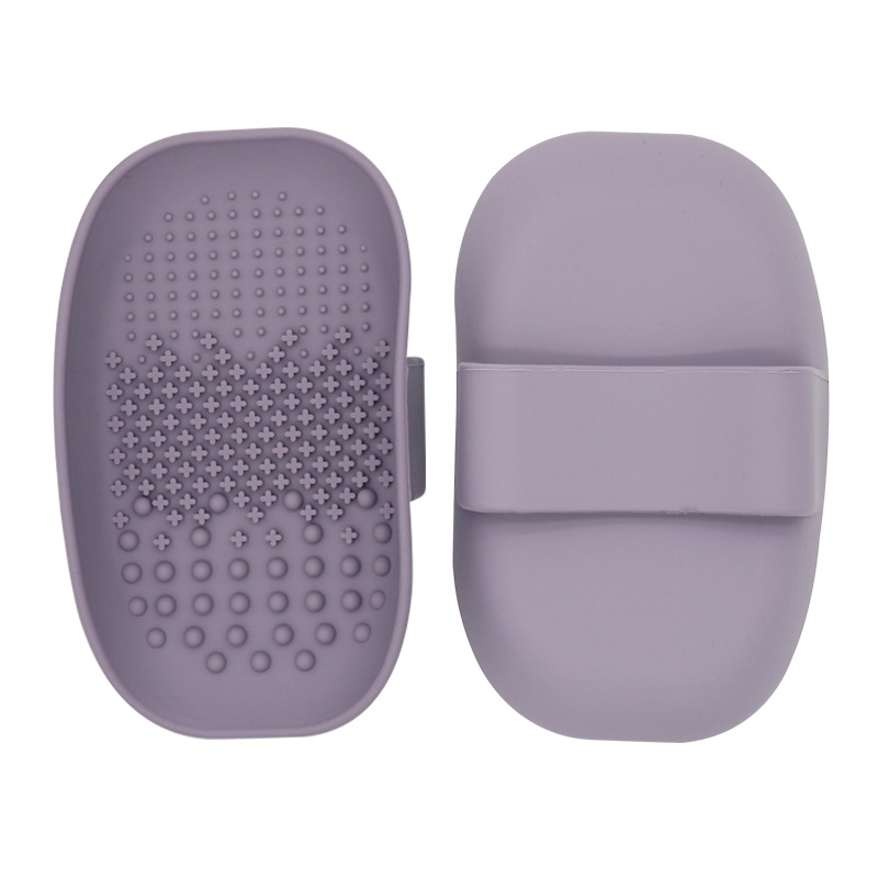 Silicone Round Brush Pad Square Makeup Brush Cleaning Pad
