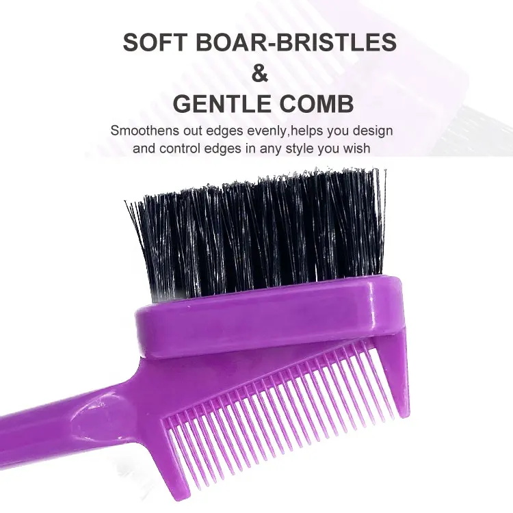 Steel Needle Fan Dual-use Head Broken Hair Mascara Eyebrow Brush