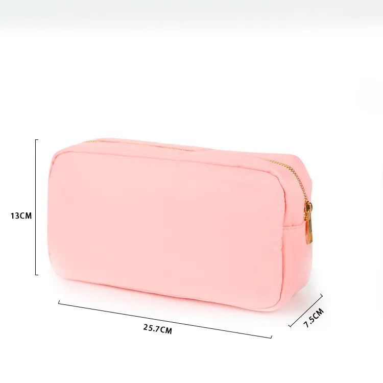 Candy Color Nylon Waterproof Makeup Large Capacity Cosmetics Storage Travel Toiletry Bag