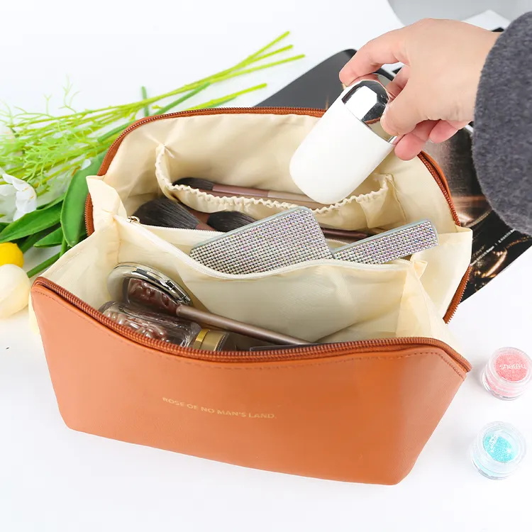 Women Large Capacity Portable Elegant Travel Cosmetics Toiletry Storage Bag