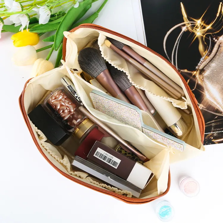 Women Large Capacity Portable Elegant Travel Cosmetics Toiletry Storage Bag