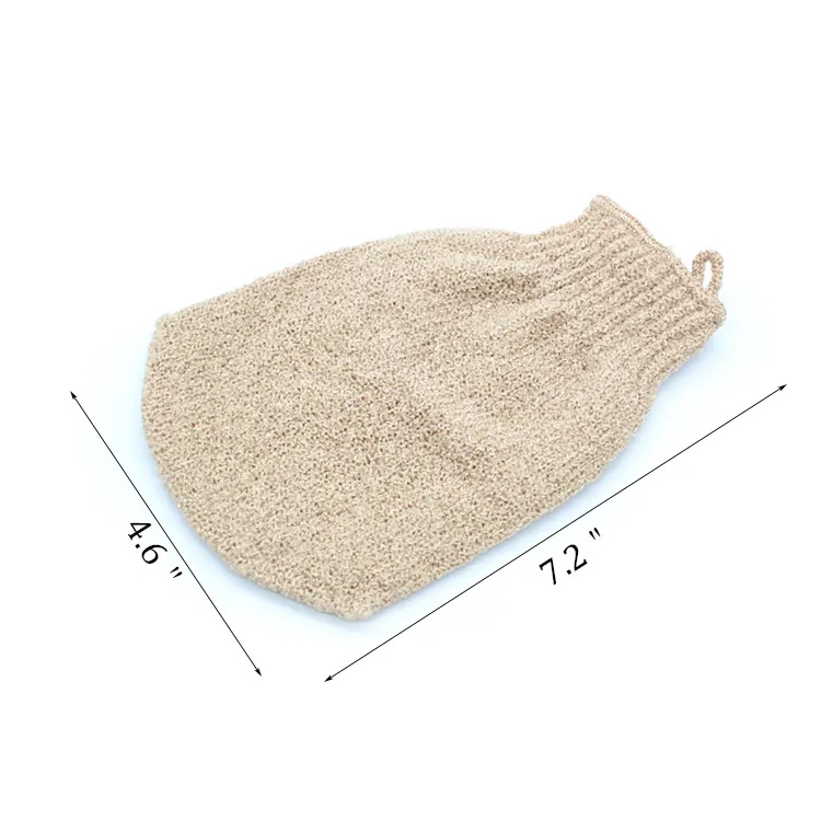 Scrub Bath Towel Double-sided Gray Rubbing Adult Bath Gloves