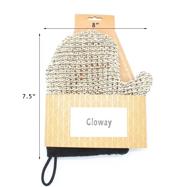 SPA Scrubber Cotton Natural Fiber Bath Exfoliating Glove