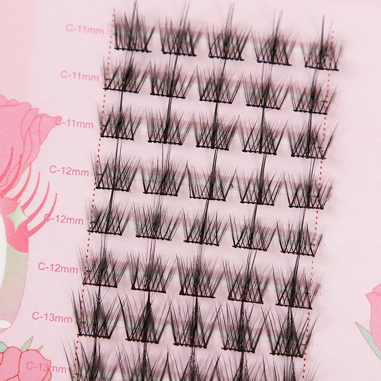 DIY C Curl 3D Faux Mink Individual Lashes False Eyelashes