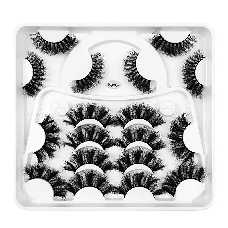 9 Pairs 100% Handmade Mink Faux Synthetic False Eyelashes
