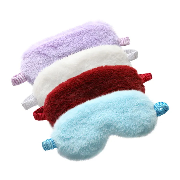 Multi Color Soft Velvet Sleeping Mask for Women kids