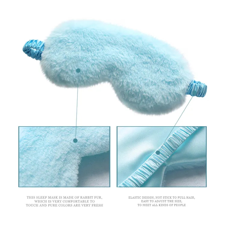 Multi Color Soft Velvet Sleeping Mask for Women kids