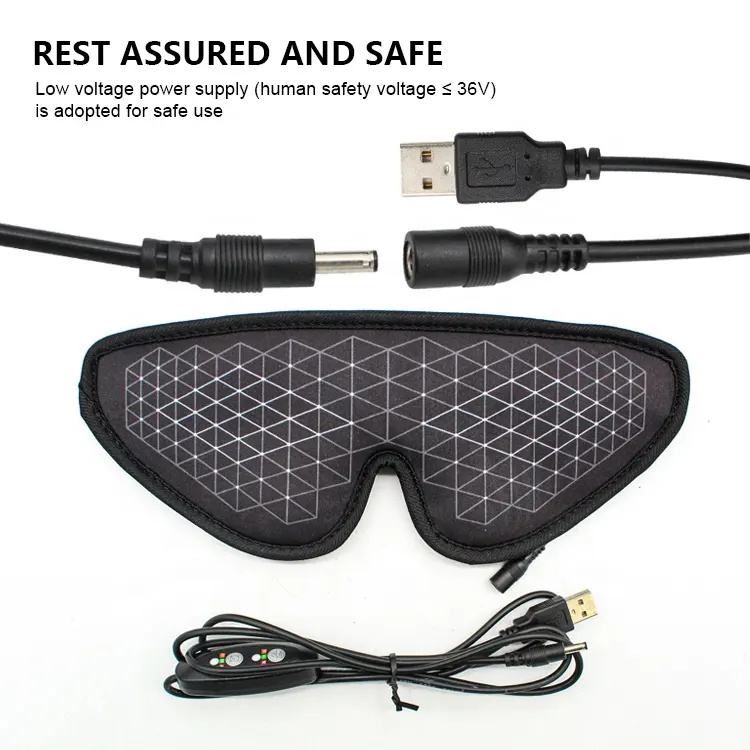 3D Contoured Cup Sleeping Mask USB Heating Eye Masks