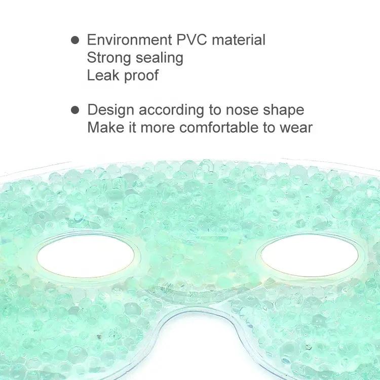Gel Bead Apply Heat and Cold Stress Relief Eye Cooling Mask