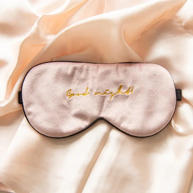 Luxury Silk Mulberry Sleeping Eye Mask with Pouch