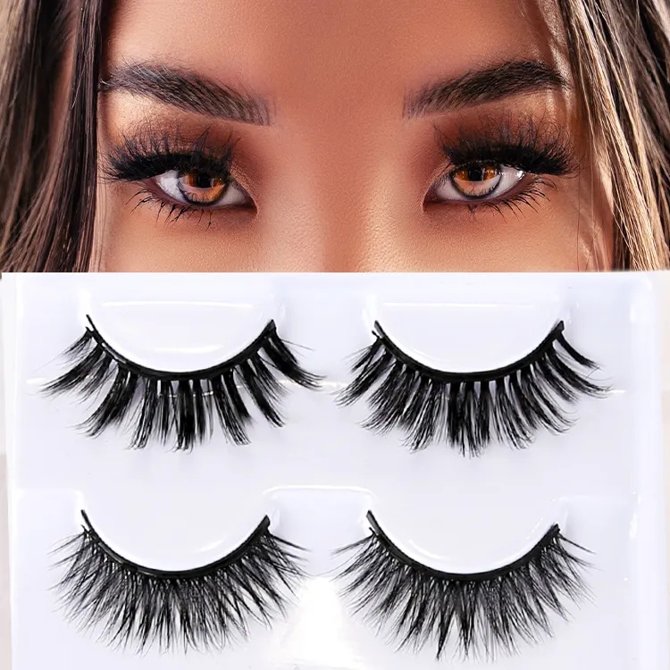 3 Pairs Makeup Tools Magnetic False Eyelash And Eyeliner Sets