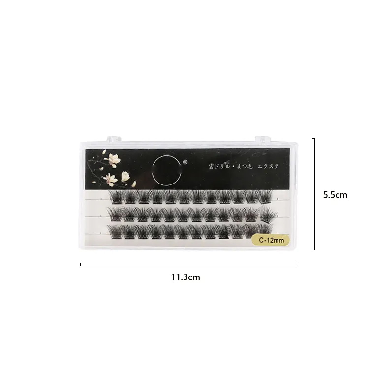 Soft Individual Faux Mink Synthetic False Eyelashes Cluster