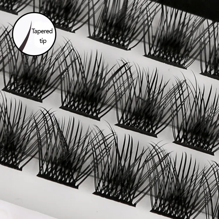 Soft Individual Faux Mink Synthetic False Eyelashes Cluster