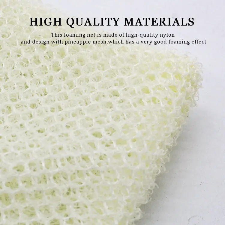 Simple Eco-friendly Hanging Soap Net Bag Foaming Net