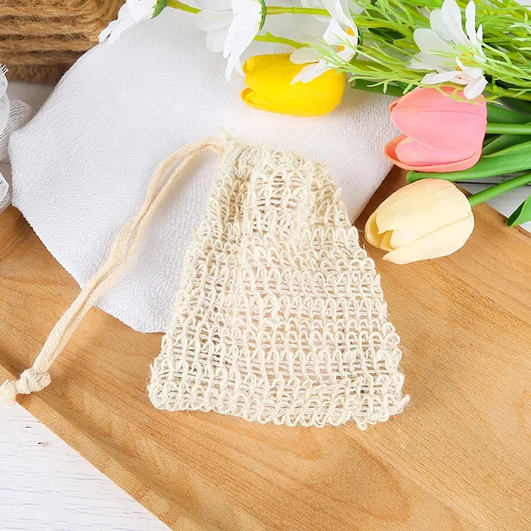 Face Wash Bath Soap Foaming Mesh Hanging Storage Bag