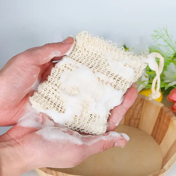 Face Wash Bath Soap Foaming Mesh Hanging Storage Bag