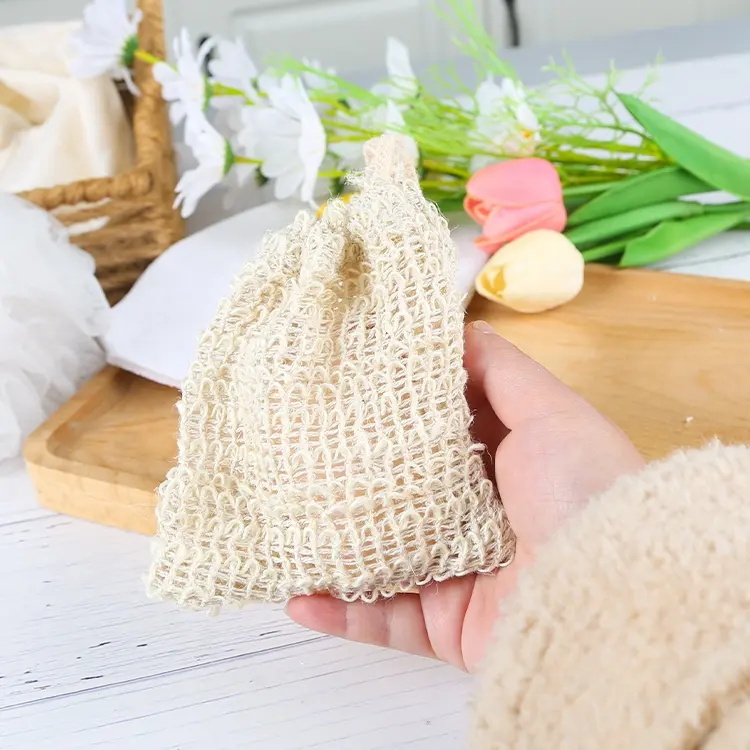Face Wash Bath Soap Foaming Mesh Hanging Storage Bag