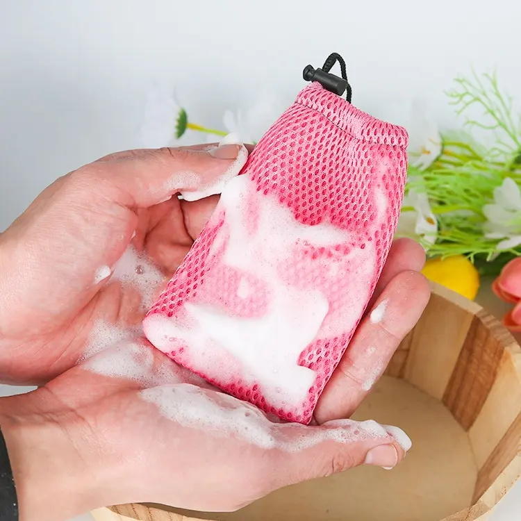 Thickened Cleanser Handmade Soap Foaming Net Bag