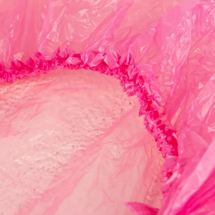 100Pcs Individual Package Thickening PE Plastic Shower Cap