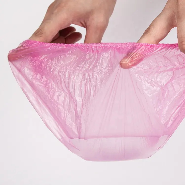 100Pcs Individual Package Thickening PE Plastic Shower Cap