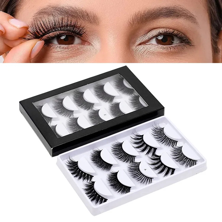 5 Pairs Mix Synthetic Handmade 5D False Eyelashes