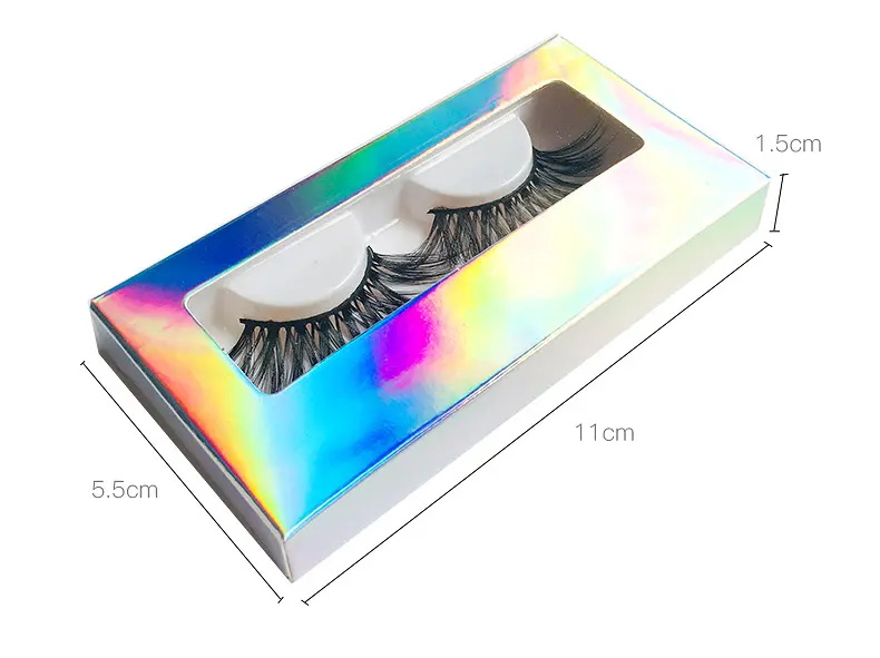 6D 25Mm Natural Faux Mink Fake Fluffy Wispy Lashes