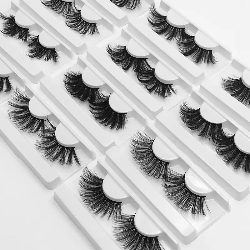 6D 25Mm Natural Faux Mink Fake Fluffy Wispy Lashes
