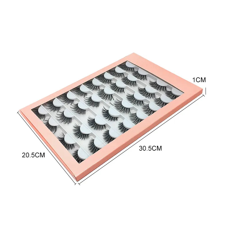 5D Fluffy 16 Pairs Handmade False Eyelashes