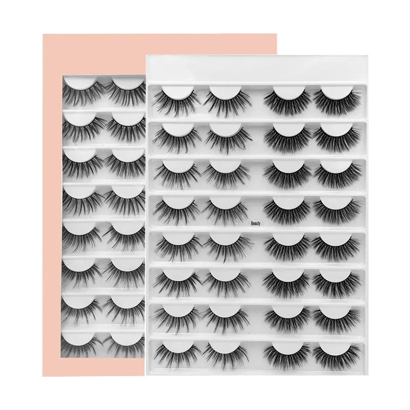 5D Fluffy 16 Pairs Handmade False Eyelashes