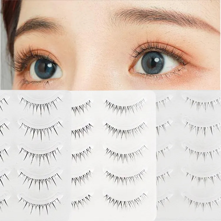 Asian Natural Look V-Shaped Full Strip False Eyelashes