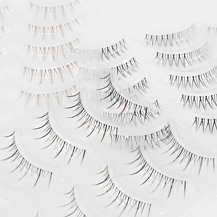 Asian Natural Look V-Shaped Full Strip False Eyelashes