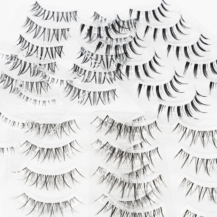 5 Pairs 3D 6D Manga Natural Look Cat Eye Lash