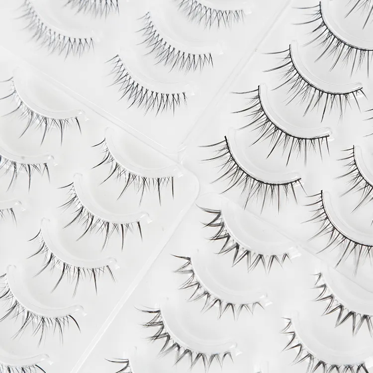 100% Handmade Reusable Full Strips Faux Mink Lashes