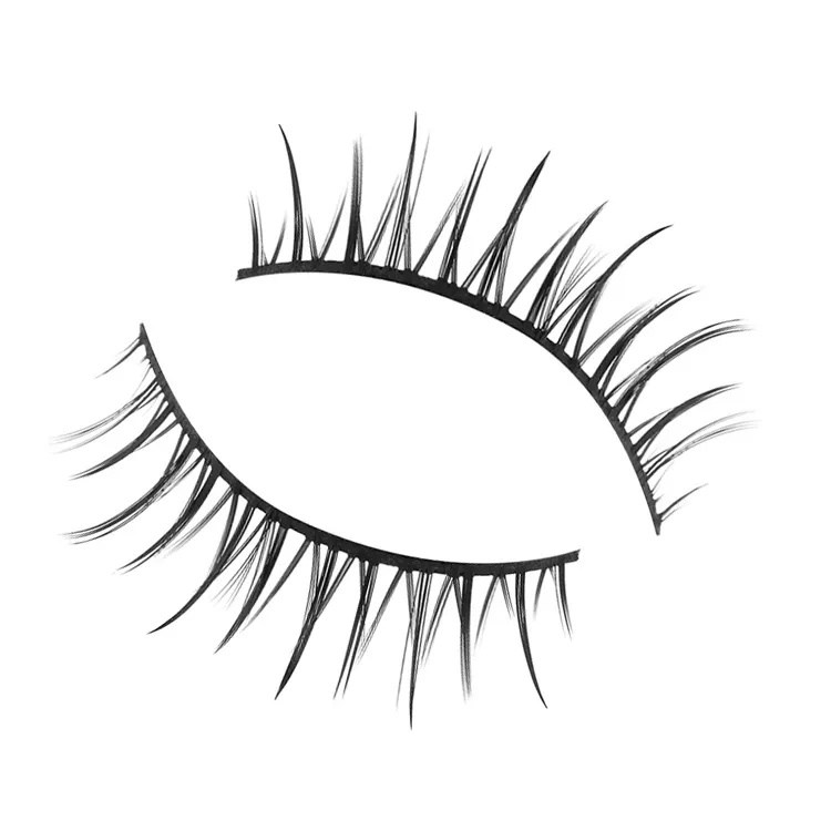 Natural look False Eyelashes Private Label With Pink Tray