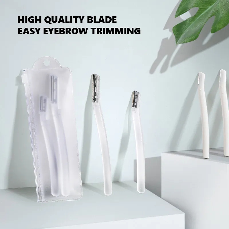 Women Eyebrow Razor with Protection Net Eyebrow Trimmer Set