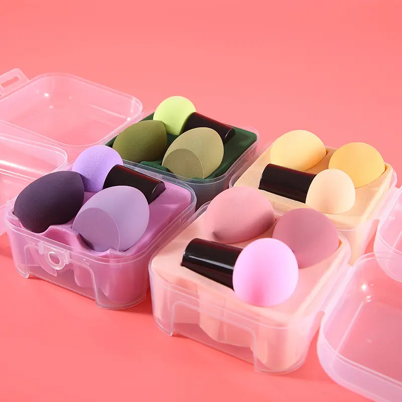 3Pcs Makeup Sponge Set Mushroom Powder Cushion Sponge Puff